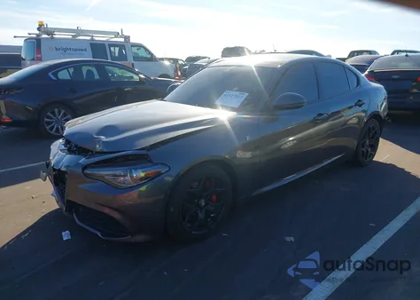 2022 Alfa Romeo Giulia Ti Rwd из США, поврежденный, VIN ZARFAMBN4N7656522